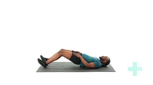 Hamstring bridge with hold – long lever bridge Lie on your back with your feet on the floor and knees a hips width apart. Straighten your knees a little and lift your toes. When ready, push through your heels and lift your hips from the floor. At the top of the movement, you should have a straight line between your shoulders, hips, and knees. Hold this position. You can increase the difficulty of this exercise by straightening your knees further. The Long Lever Hamstring Bridge is a variation of