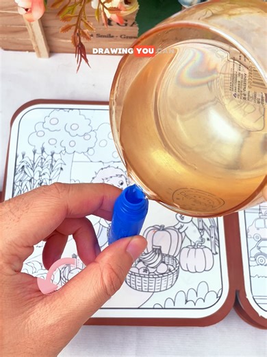 Creative Doodle Water Drawing Book — just use water to paint! No worries about staining clothes, simple and fun, nurturing children's interest in drawing.#waterpainting #travelhacks #watercoloring #toddlertoys #waterpaintingbook #Springfresh #SpringSale #springbreak
