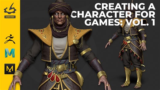 2.4K views · 41 reactions | This comprehensive workshop covers the entire process of sculpting a 3D game character from scratch using industry-trusted techniques. Omid Moradi, a lead character and creature artist/sculptor, presents his tried-and-tested workflow for crafting AAA game characters using industry-standard software, ZBrush, Maya and Marvelous Designer. Get started today: https://www.thegnomonworkshop.com/tutorials/creating-a-character-for-games-vol-1/ | The Gnomon Workshop | Facebook