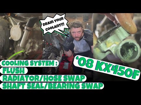 2008 KX450F Cooling System Repair