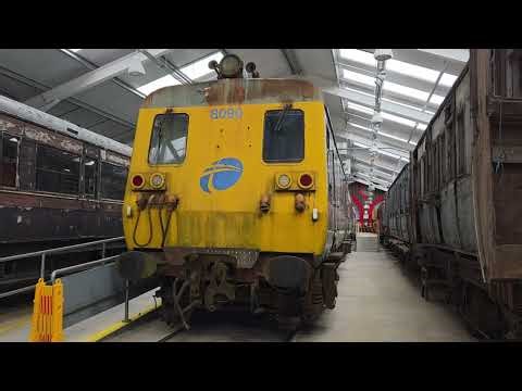 Ex NIR 80 Class Power Cars 69 + 90 & Driving Trailer 749 at Downpatrick.