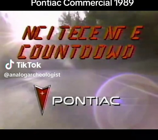 Pontiac Commercial 1989 #pontiac #80s #VHS #nostalgia #commercial