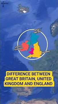 Difference between England, United Kingdom and Great Britain | SavvyTalk