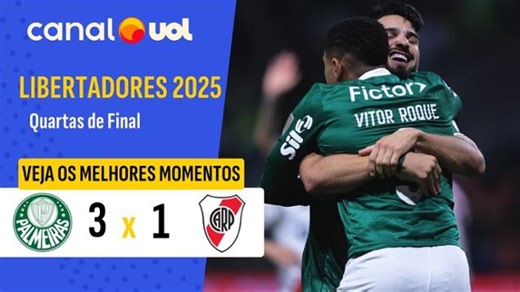 Palmeiras 3 x 1 River Plate | Quartas de Final | Libertadores