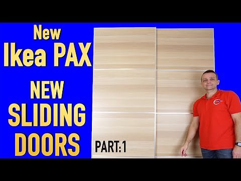 New Ikea PAX Wardrobe with sliding doors Assembly Instructions Part : 1