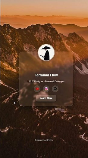 Modern Glass UI in Seconds! | CSS Tricks #webdesign