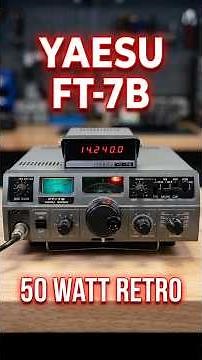 YAESU FT-7B ⚡TRUE RETRO RADIO! ⚡10 to 80 Meter Band! #HamRadio #Yaesu #CBRadio #SWL