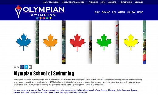 BLUE - Olympian Swimming