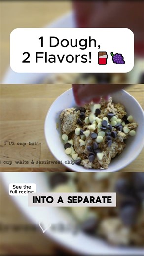 How to Make Two Different Cookies from One Batch #simplybakings #bakinghacks #cookies