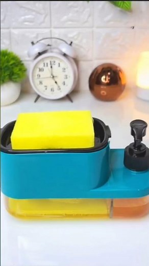 This 3-in-1 Kitchen Soap Dispenser Will Upgrade Your Sink! 🧽✨ #Shorts