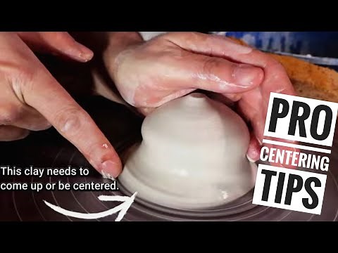Pro Pottery Centering Tips