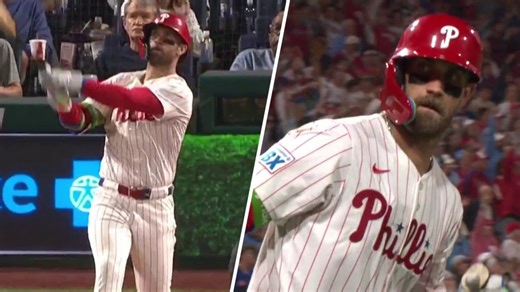 A majestic moonshot for Bryce Harper's 20th home run of the season