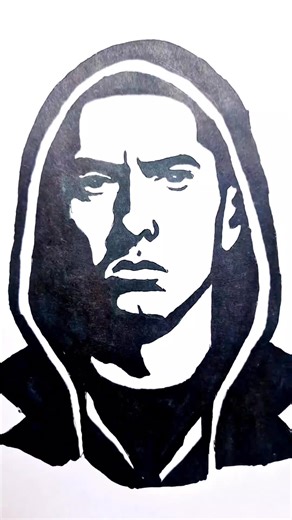 Easy Drawing Sketch Eminem #eminem #sketch #celebrity #viral #easydrawing