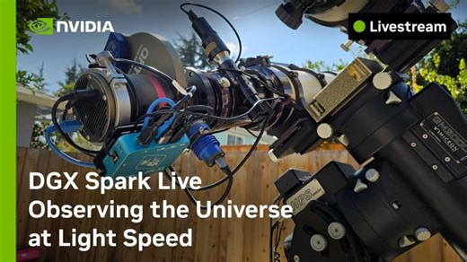 DGX Spark: Observing the Universe at Light Speed | Michael Clive