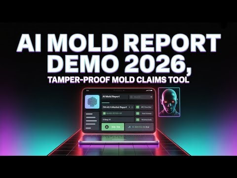 AI Mold Report Demo 2026 – Tamper-Proof Tenant Mold Claims App (Live Demo + QA Tested)