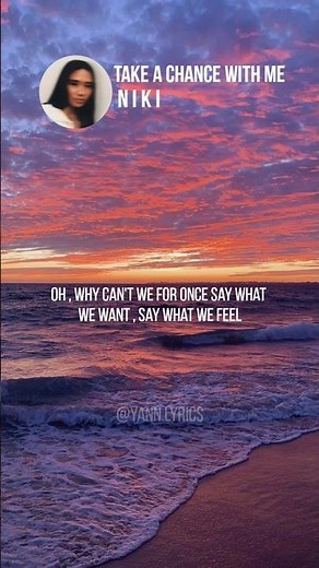 Niki - Take A Chance With Me(Lyrics) #lyrics #music #niki