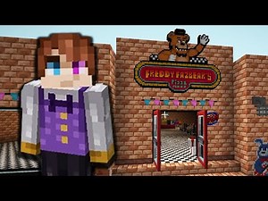 BUILDING MY FIRST FNAF PIZZERIA IN MINECRAFT - FNAF Management Wanted