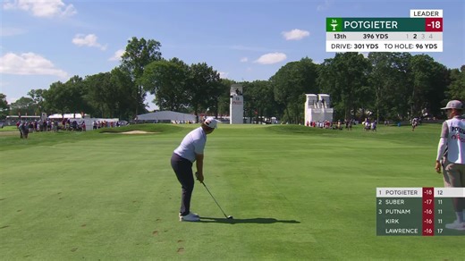 Aldrich Potgieter makes birdie on No. 13 at Rocket Classic