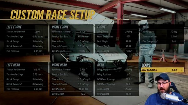 I 19 Custom setup for the 410 Sprints World of Outlaws Dirt Racing 24