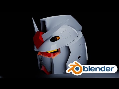 【blender】見たら誰でもガンダムを作れるようになるチュートリアル