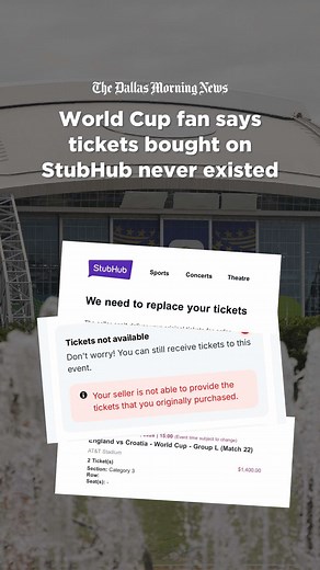 World Cup ticket scam: StubHub refund then buy FIFA replacement