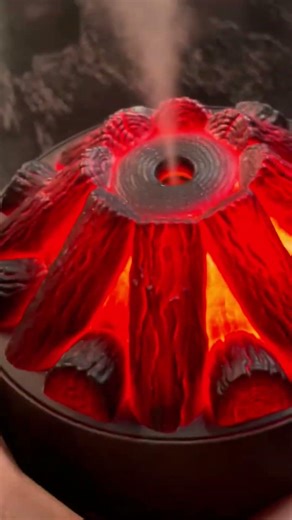 Cool Mini Humidifier that Glows Like a Campfire #ad #amazoninfluencer