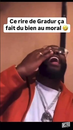 Ce rire de Gradur ça fait du bien au moral 🤣 #gradur #rire #mdr #humour #lol #rap #gradurofficiel