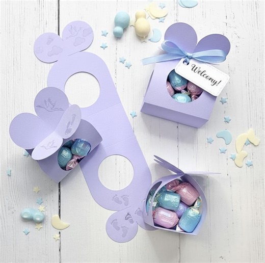 Customized Gift Boxes for the Chocolates- Personalized Cardstock Party Decor - Etsy