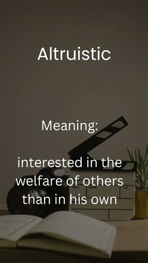 altruistic meaning