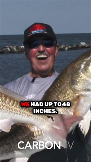 We caught the biggest redfish ever
