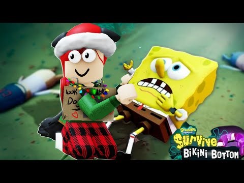 Elrabolták SpongyaBobot! - Roblox - Survive Bikini Bottom w/Immu, Jánosik Gergő, ZsDav