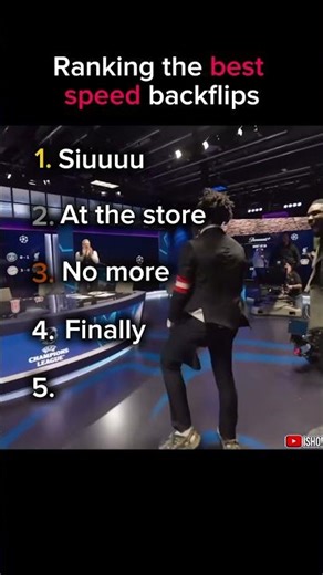 Ranking the best speed backflips 3