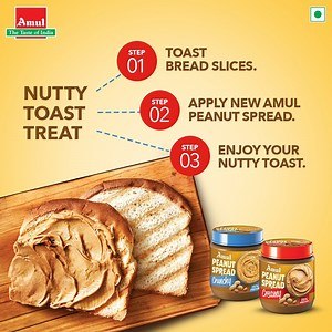 29K views · 183 reactions | Buy any Amul Peanut Spread and send us interesting use of the product by tagging @amul.coop on Facebook and using #amulpeanutspread. Best recipe will feature on our Facebook account and stand a chance to get a gift hamper. | Amul | Facebook