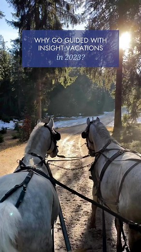 Why should you go guided with Insight Vacations in 2023? Every moment of our premium guided tours is seamlessly planned, taking the complexity out of travel. We view travel as more than simply visiting new places. Join us for experiences that enrich the mind, stylish hotels that rest the soul, and premium dining that nourishes the body. We invite you to see all the sights and insights, up close and personal with us on tour in 2023 💙 | Insight Vacations