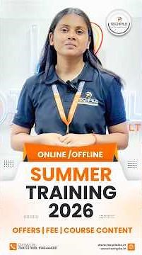 Summer Training 2026 Full Details 🔥 Fees, Offers, Courses | Online & Offline Program #techpile