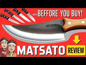 Matsato Chef Knife: Does It Work? | ✅ Full Review ❌ Matsato Chef Knife Honest Review 2025