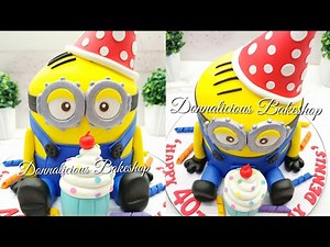 EASY MINION CAKE TUTORIAL