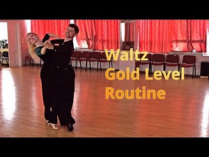 Waltz Gold Level Choreography | Turning Lock to Left, Quick Open Reverse, Hover Corte