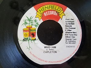 Capleton - Who I Am - Henfield 7" w/ Version - 1998 (Babatunde Riddi