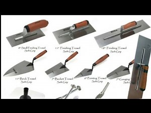 Tools needed to plaster a wall