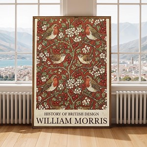 William Morris Songbird Print – Vintage British Design - Etsy Australia