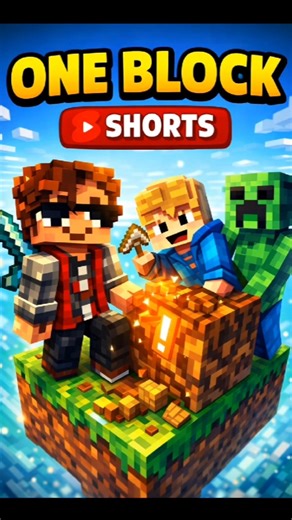 Minecraft one block but in PE pt 1🤩🤩#minecraft #shorts #gaming