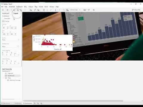 How to overlay transparent worksheets onto a dashboard background image in Tableau