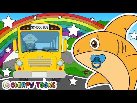 Baby Shark + Wheels on the Bus - Nursery Rhymes & Kids Songs | The Wheels on the Bus Song