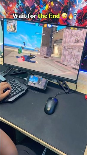 Mobile to Pro Setup!🔥Keyboard + Mouse Free Fire Gameplay | GG Mouse Pro Screencast on Monitor🎮📱