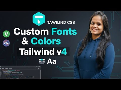 Tailwind CSS v4: Add Custom Fonts & Colors in Vue + Vite (Step by Step) #infysky #razorpay #reactjs