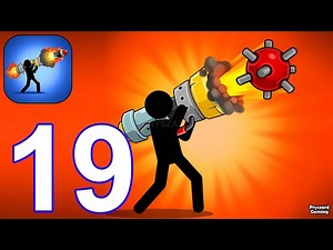 Boom Stick: Bazooka Puzzles - Gameplay Walkthrough Part 19 Levels 91-100 (Android, iOS)