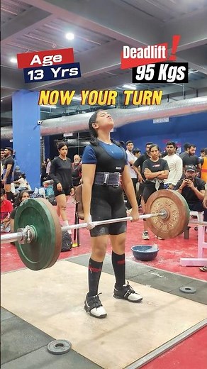 95kg at 13 Years Old?! Let’s See Your Deadlift PR! 💪🔥 Comment Yours! #deadlift #powerlifting