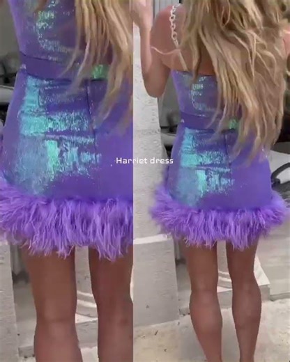 Dazzle in the Harriet Purple Sequin Dress Unleash Glamour #Fashion #Style #SequinDress