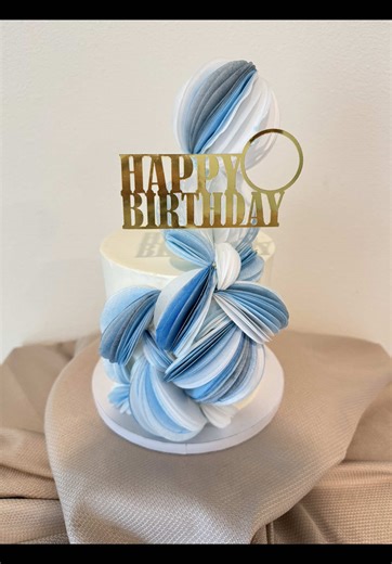 Yes, it’s all 100% edible paper. It’s called “wafer paper”- and it’s one of the coolest tools you’ll use in cake decorating. ✅It colors easily ✅it is light weight ✅it sticks to itself when wet ✅it’s moldable and foldable You can use a cricket mat to cut out shapes, or cut by hand or cutting press. I used a simple circle cutting press for these. Full video of how I created this to come… #sweetlysammy #cakes #cakeart #cakeartist